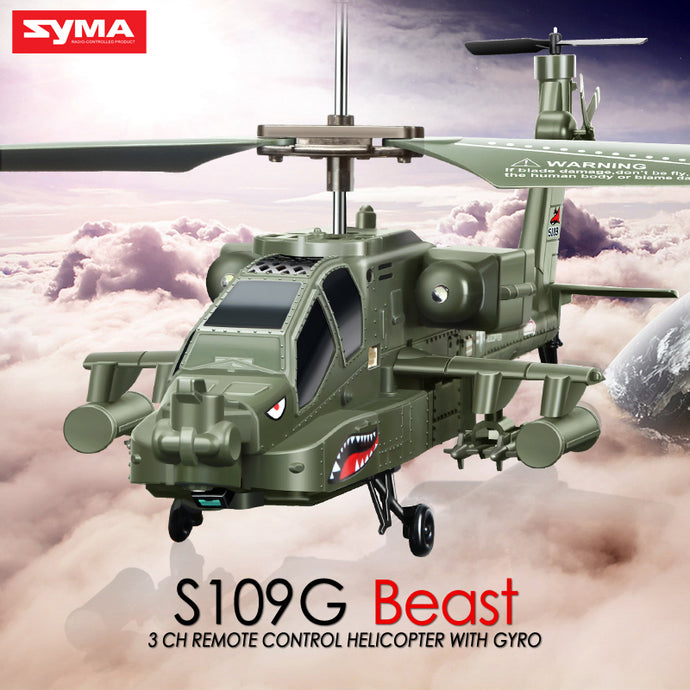 SYMA S109G 3CH RC Attack Helicopter