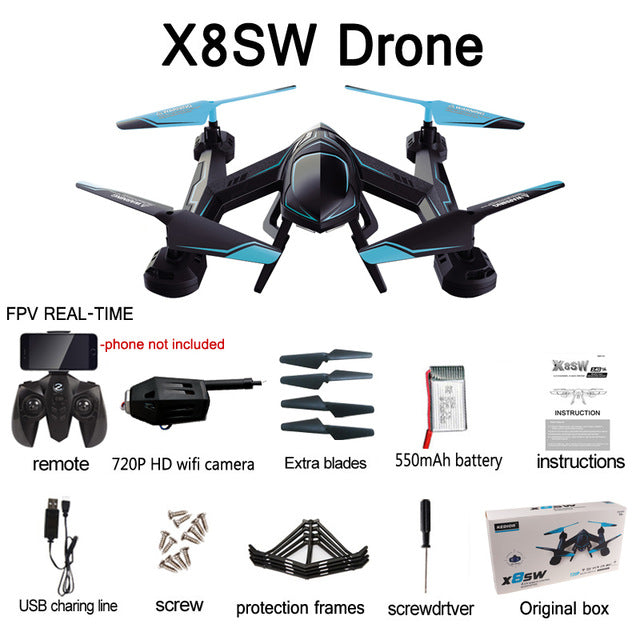 X8SW Multicopter RC Dron Quadcopter